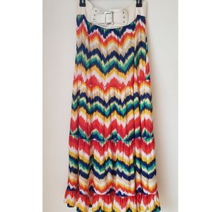 Tie Dye Maxi Skirt